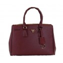 New Prada Saffiano Leather Tote Bag PBN1801 Burgundy Tl6617Uf80