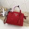 Prada Calf leather bag 1BA045 red Tl6428fo19
