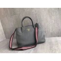 Prada Calf leather bag BN1579 grey Tl6461CI68