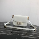Prada Embleme Saffiano leather bag 1BD217 white Tl6306OG45