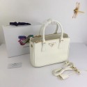 Prada Galleria Small Saffiano Leather Bag BN2316 white Tl6442wn15