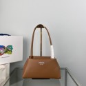 Prada Leather Triangle bag 1BA368 brown Tl5772nE34