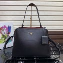 Prada Matinee handbag 1BA249 Black Tl6355vK93