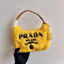 Prada Re-Edition 2000 terry mini-bag 1NE515 yellow Tl5885Ag46
