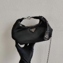 Prada Re-Edition 2005 nylon shoulder bag 1BH172 black Tl6132dw37