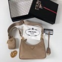 Prada Re-Edition nylon shoulder bag 1BH204 apricot Tl6085hc46