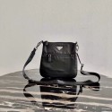 Prada Re-Nylon and Saffiano leather shoulder bag VA0716 black Tl5961xa43