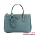 Prada Saffiano 30cm Tote Bag BN1801 - SkyBlue Tl6652dX32