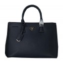 Prada Saffiano Calfskin Leather Tote Bag PBN1786 Black Tl6630fr81