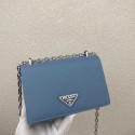 Prada Saffiano leather mini shoulder bag 2BD032 blue Tl6117bT70