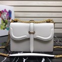 Prada Sidonie Leather Shoulder Bag 5677 White Tl6375UM91