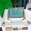 Replica Bottega Veneta THE CHAIN CASSETTE Expedited Delivery 631421 light blue Tl17026Sf59