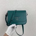 Replica Cheap Prada Saffiano leather mini shoulder bag 2BD249 green Tl6111QC68
