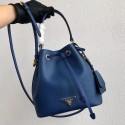 Replica Fashion Prada Galleria Saffiano Leather Bag 1BE032 Blue Tl6336yI43