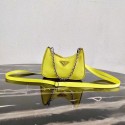 Replica Prada Re-Edition nylon mini shoulder bag 1TT122 yellow Tl6146ec82