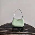 Replica Prada Saffiano leather shoulder bag 2BC499 green Tl6061sA83