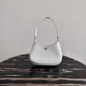Top Prada Saffiano leather shoulder bag 2BC499 white Tl6062lE56