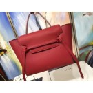 Celine Belt Bag Original Litchi Leather C3349 Red Tl5160ki86