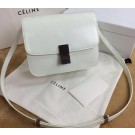 Celine Classic Box Small Flap Bag Smooth Leather C11042 OffWhite Tl5196rf34