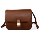 Celine Classic Box Small Flap Bag Smooth Leather C88007C Brown Tl5198iv85