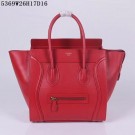Celine Luggage Micro Tote Bag CLY5369 Red Tl4982wn15