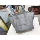 Celine Luggage Micro Tote Bag Original Leather CLY33081M Grey Tl5082xh67