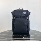 Fake Prada Re-Nylon backpack 2VZ135 black&blue Tl6213xR88