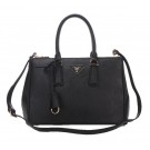Prada Saffiano Leather Tote Bag BN1801 Black Tl6637uk46