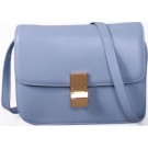 Replica Celine Classic Box Small Flap Bag Smooth Leather C88007C SkyBlue Tl5199UD97