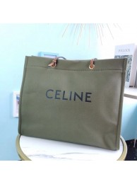 AAA Replica Celine Original Leather shopping Bag CL92172 blackish green Tl4838VB75