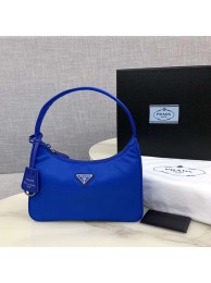 AAA Replica Prada Re-Edition 2000 nylon mini-bag 1NE515 Electro optic blue Tl6152cf50