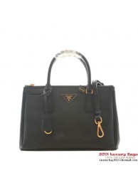 AAAAA Imitation Prada Saffiano Leather 30cm Tote Bag BN1801 Black Tl6667Sy67