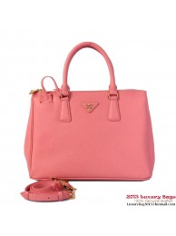 Best 1:1 Prada Saffiano Calf Leather Tote Bag 2274 Pink Tl6670eT55