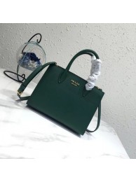 Best 1:1 Prada saffiano lux tote original leather bag bn4458 green Tl6565OR71