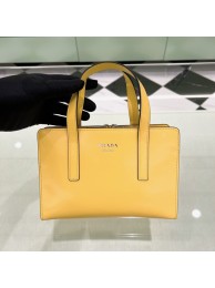 Best Prada Re-Edition 1995 brushed-leather small shoulder bag 1BA357 yellow Tl5756Ml87