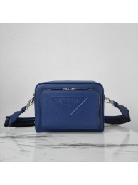 Best Prada Re-Edition 2005 Saffiano leather bag 2HD052 blue Tl5792kr25