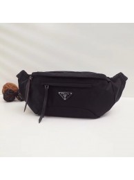 Best Quality Imitation Prada Technical fabric belt bag 2VL008 black Tl6528dK58