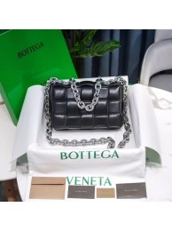 Bottega Veneta THE CHAIN CASSETTE Expedited Delivery 631421 black & Hardware: Silver finish Tl17029Gh26
