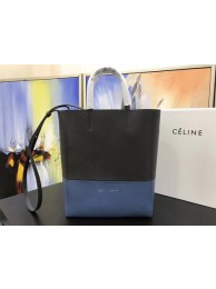 Celine Cabas Phantom Bags Original Leather C3365 Grey&Blue Tl5109VI95