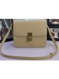 Celine Classic Box Flap Bag Calfskin Leather C88008 Apricot Tl5184tg76