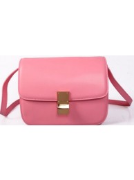Celine Classic Box Small Flap Bag Smooth Leather C88007C Pink Tl5202yk28