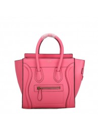 Celine Luggage Micro Handbags Smooth Leather C107 Pink Tl5231xa43