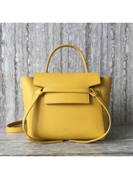 Celine mini Belt Bag Original Calf Leather A98310 yellow Tl5009Fh96