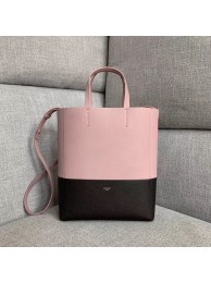 Celine Original Leather CABAS Bag 189813 Pink&Black Tl4895vK93
