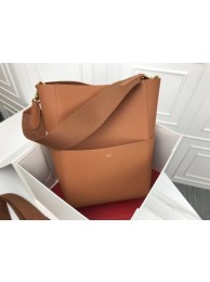 Celine SEAU SANGLE Cabas Bags Original Calfskin Leather 3369 Brown Tl5019CD62