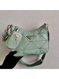 Cheap Prada Gaufre nappa leather shoulder bag 1BC151A light green Tl6009sJ42