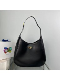 Copy Best Prada leather shoulder bag 1AC281 black Tl5709Qc72