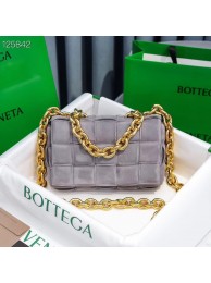 Fake Bottega Veneta PADDED CASSETTE Velvet BAG 591971 Gray Tl16931QF99
