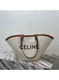Fake Celine MEDIUM COUFFIN BAG IN TRIOMPHE CANVAS CELINE PRINT 196262 WHITE Tl4753xR88