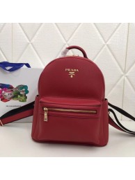 Fake Prada Calf leather backpack 2819 red Tl6424Hj78